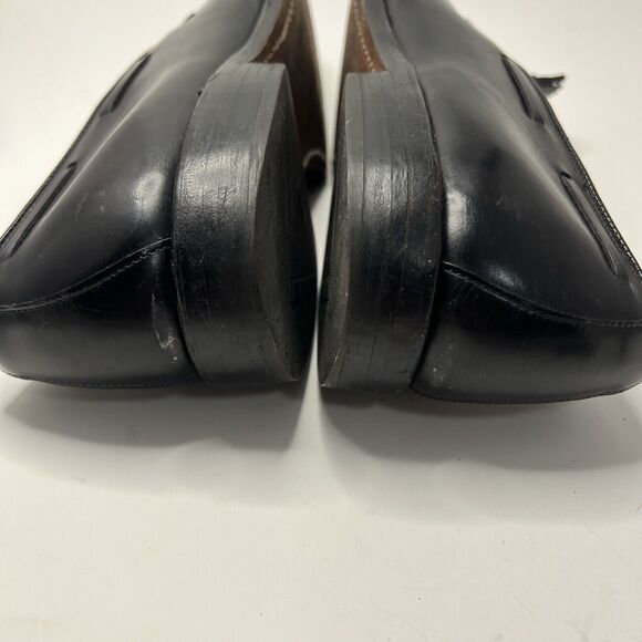 Allen Edmonds Shoes Men’s 12 C Black Grayson Tassel Loafers Leather Dress USA main image 6